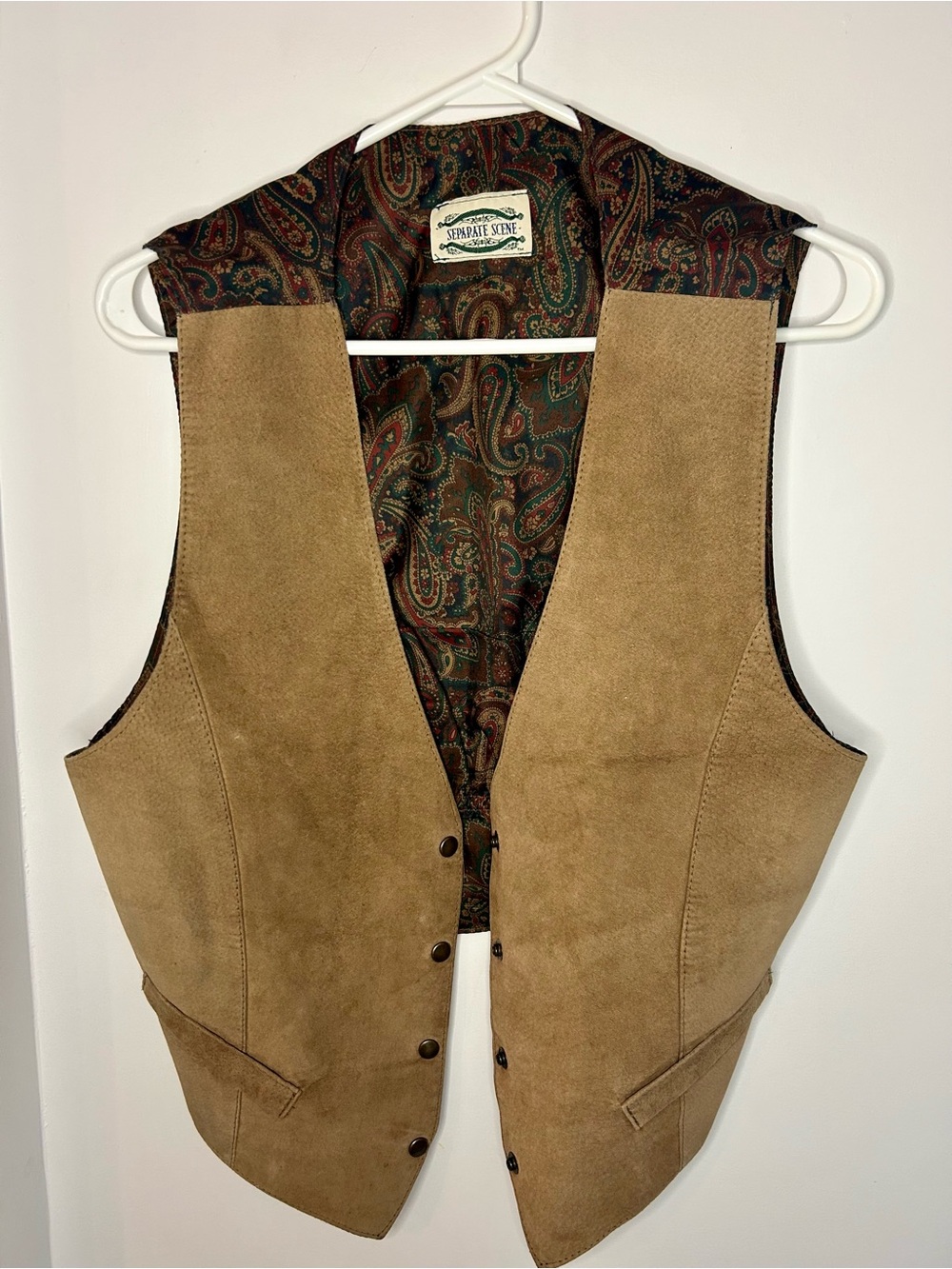RARE Seperate Scene Genuine Leather Vest